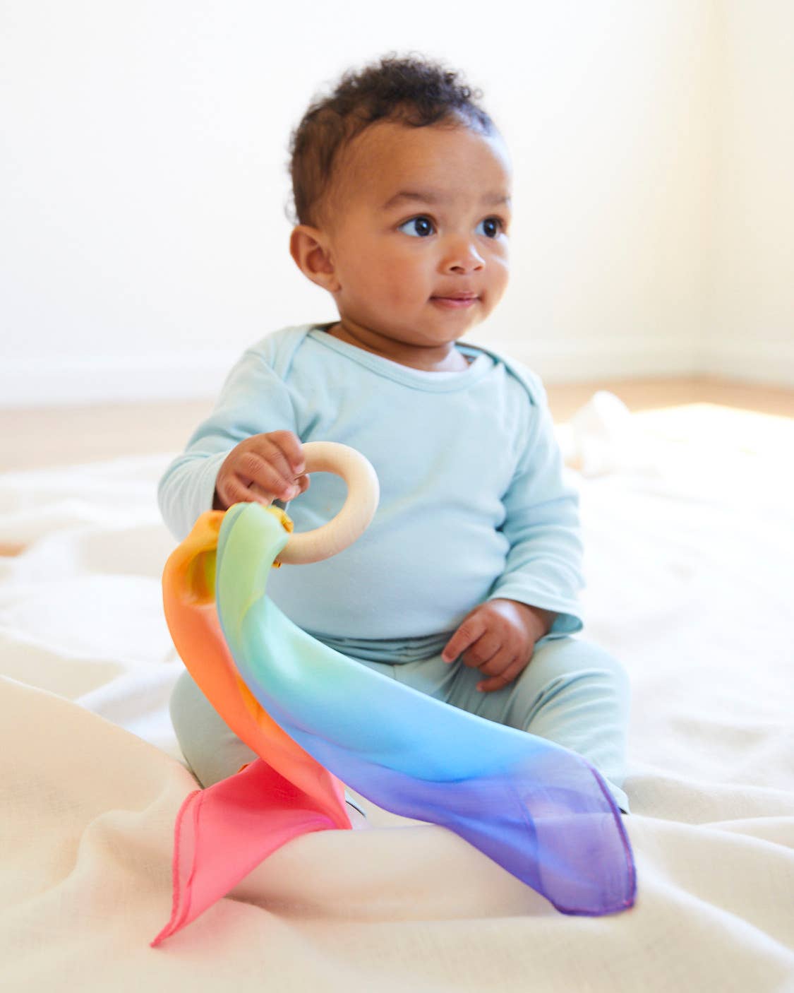 Rainbow Wooden Teether