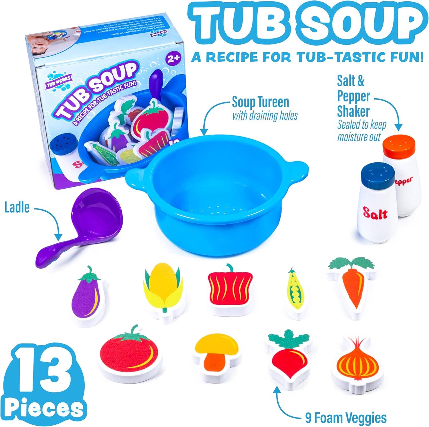 Tub Soup Strain & Play Toddler Bath Toy