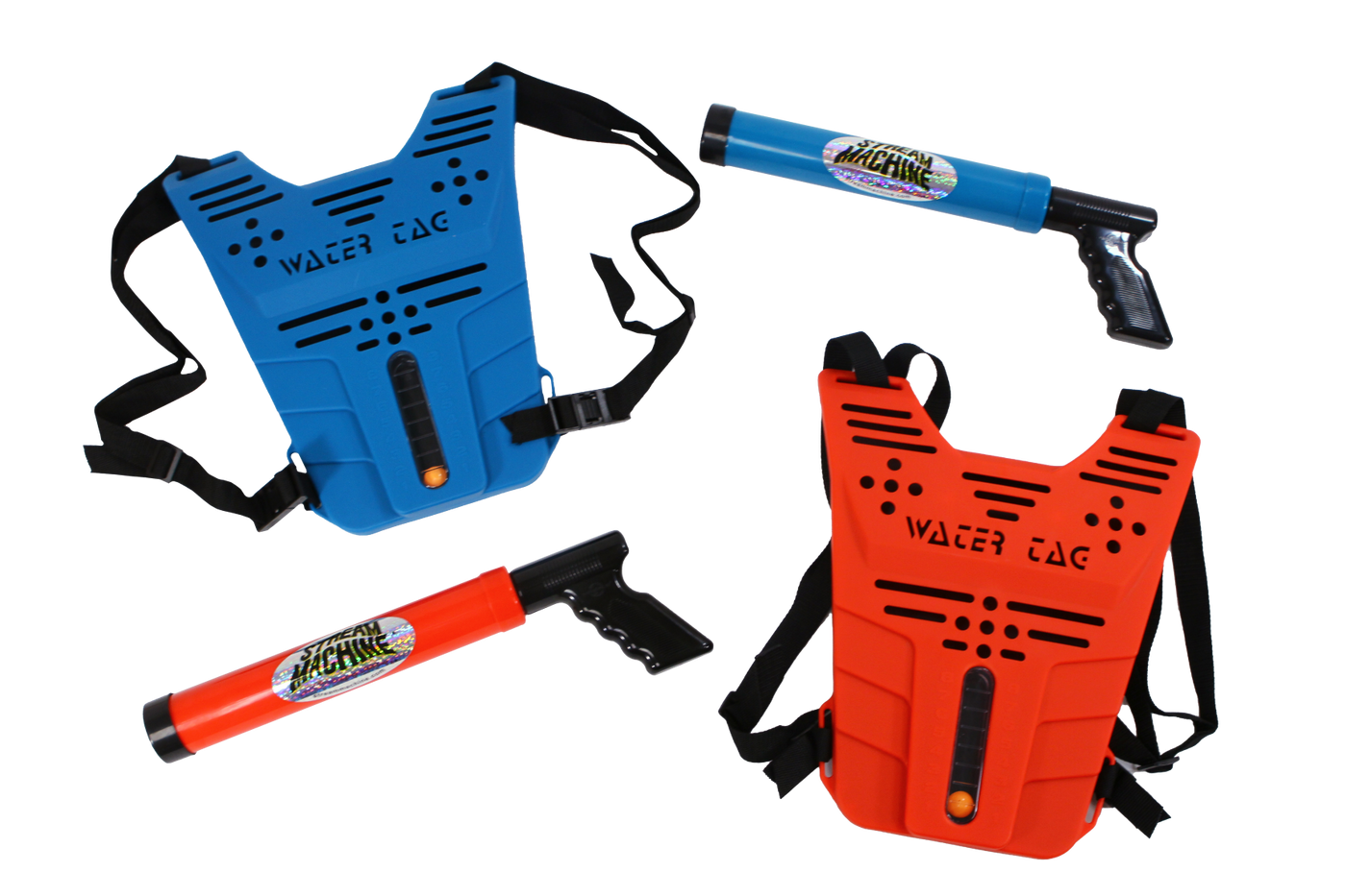 Water Tag Set with Water Launcher for Outdoor Games