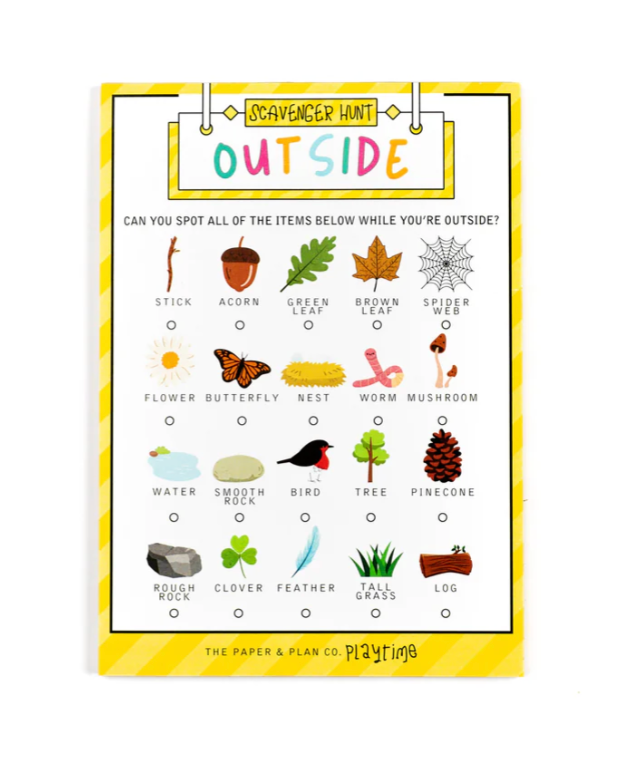 Kids Playtime Pad - Outside Scavenger Hunt