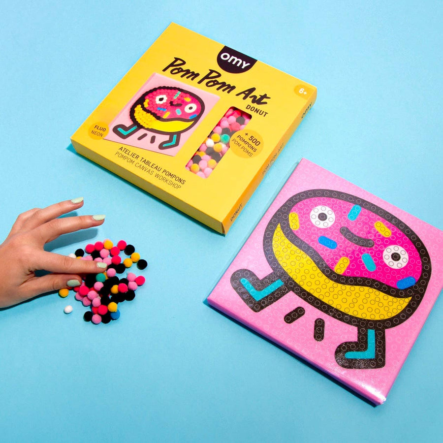 Donut - Pom Pom Art Kit