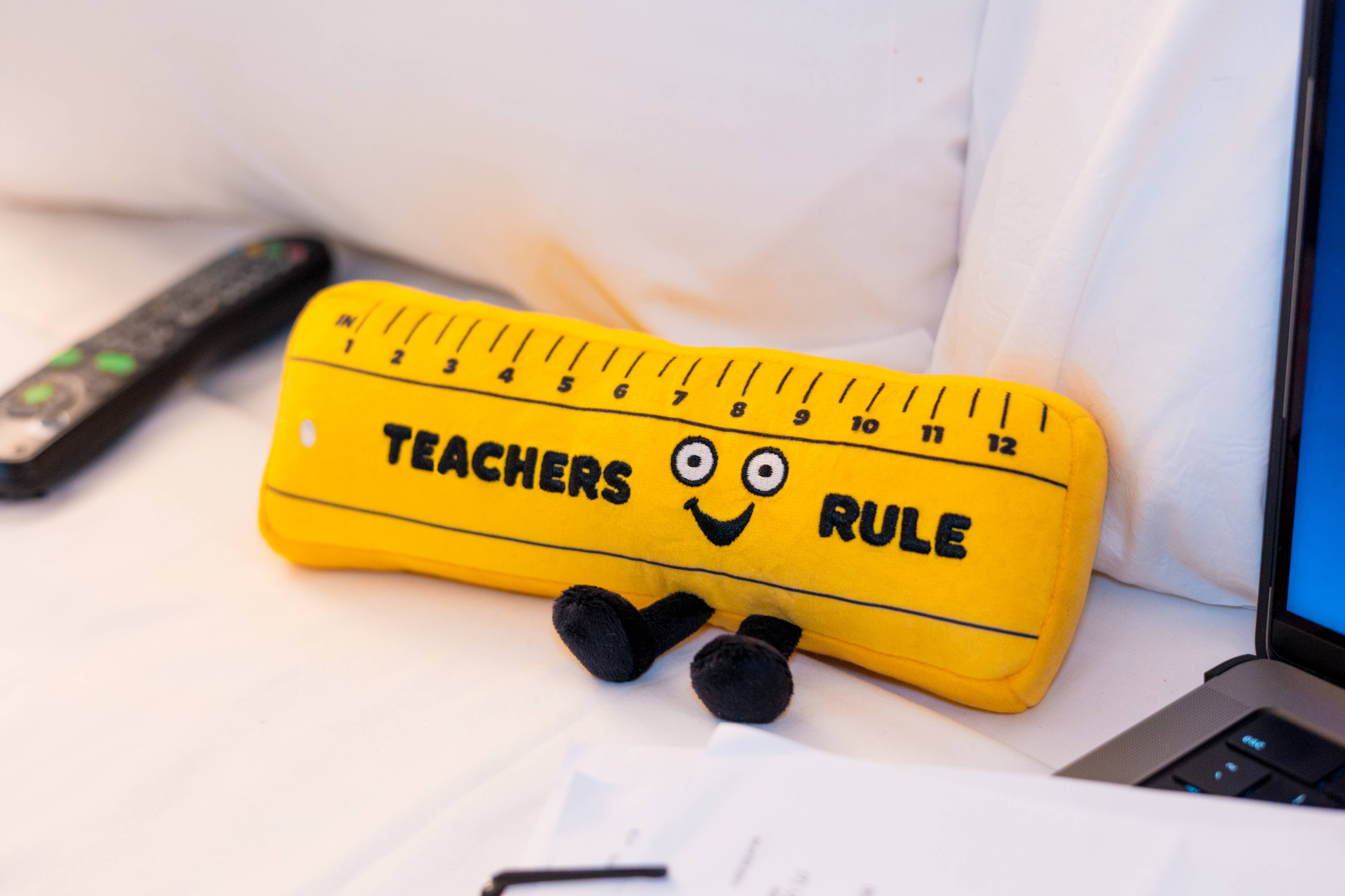 Teachers Rule Plush Ruler
