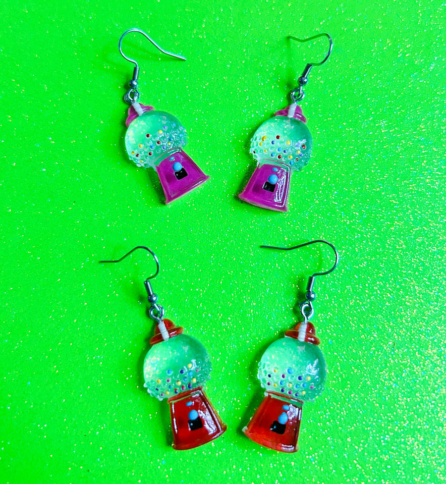 Bubblegum Machine Earrings