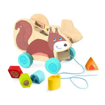 Squirrel Pull-Along & Sorter