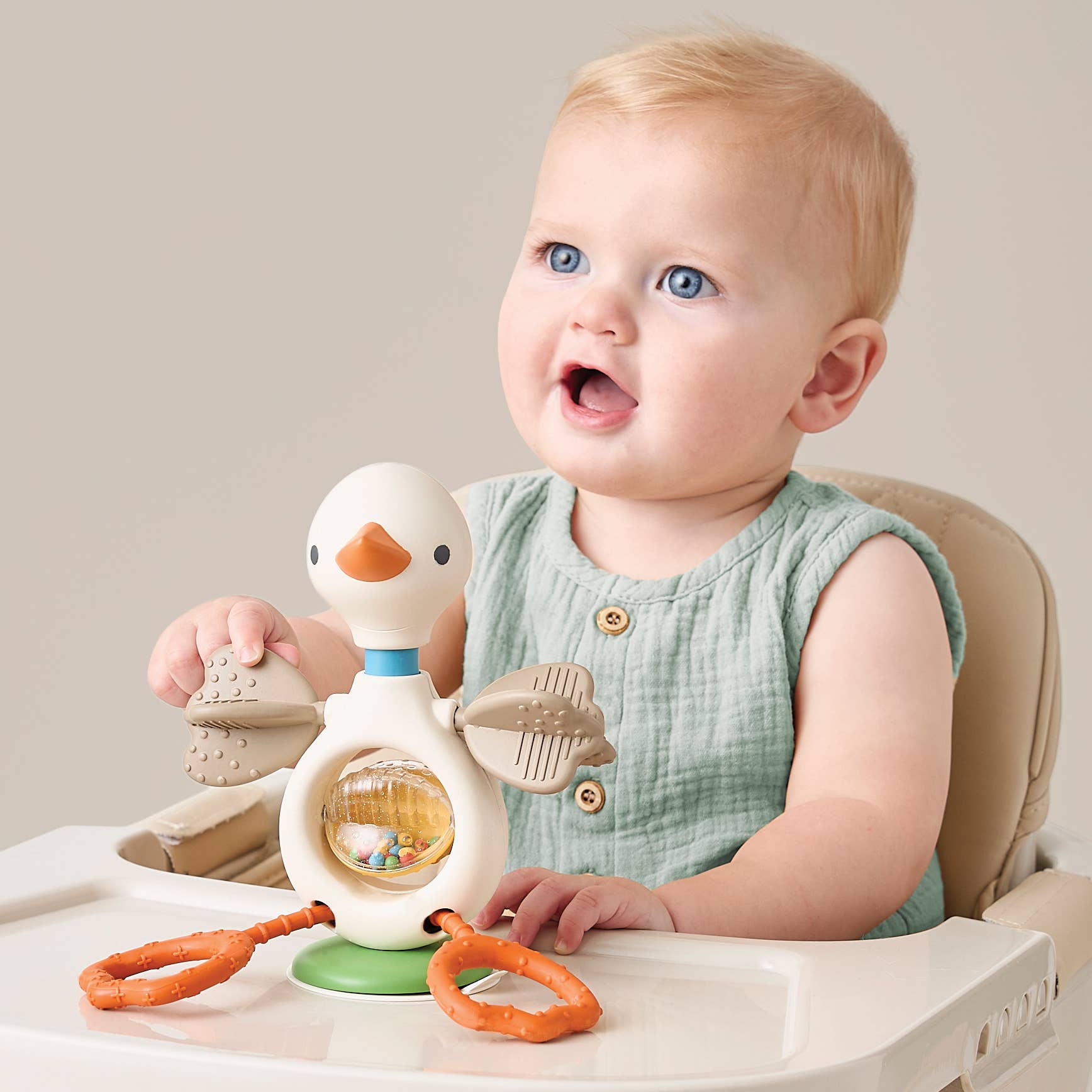 Twist & Bop - High Chair Sensory Toy Goose