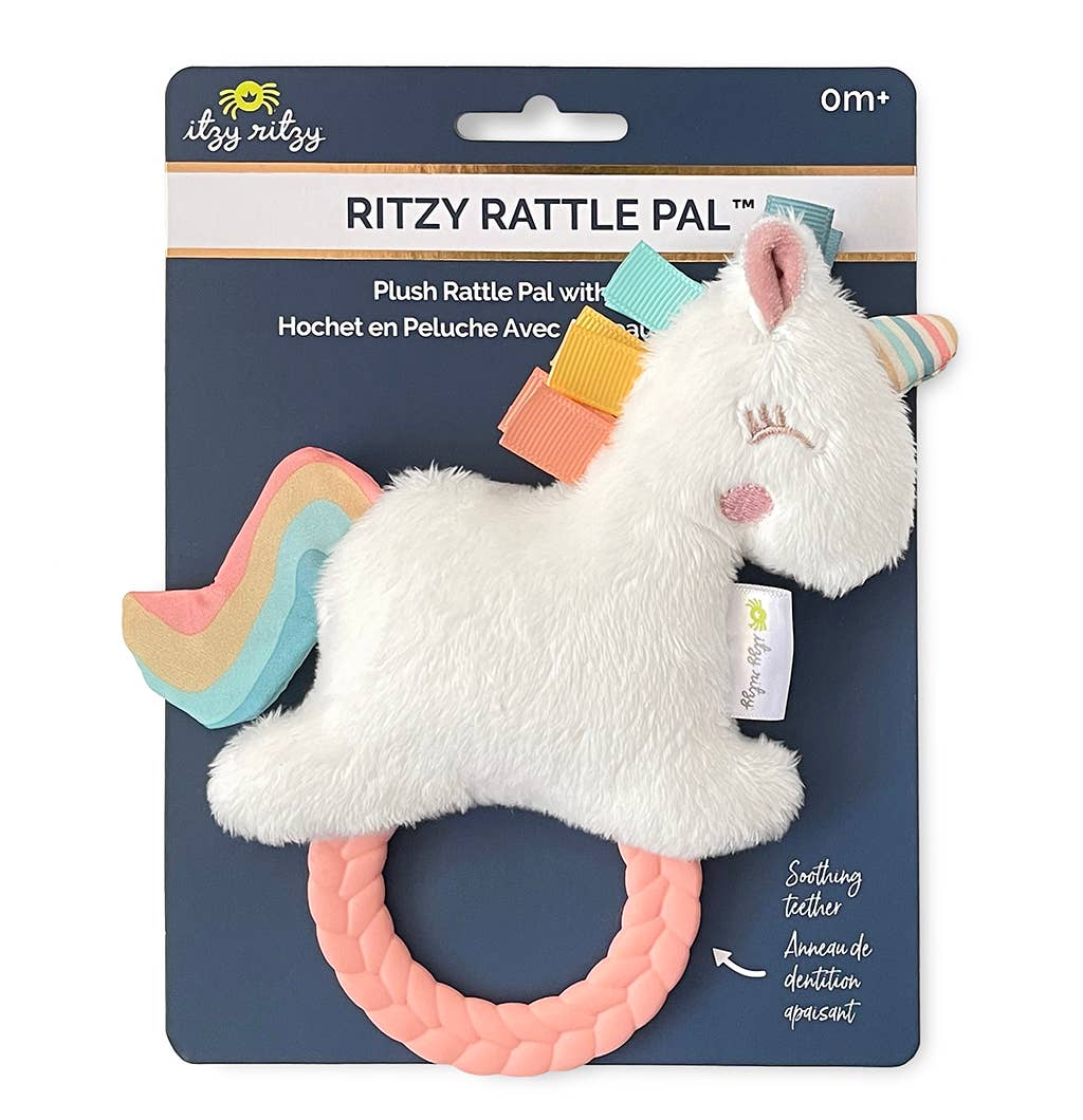 Plush Rattle Pal with Teether