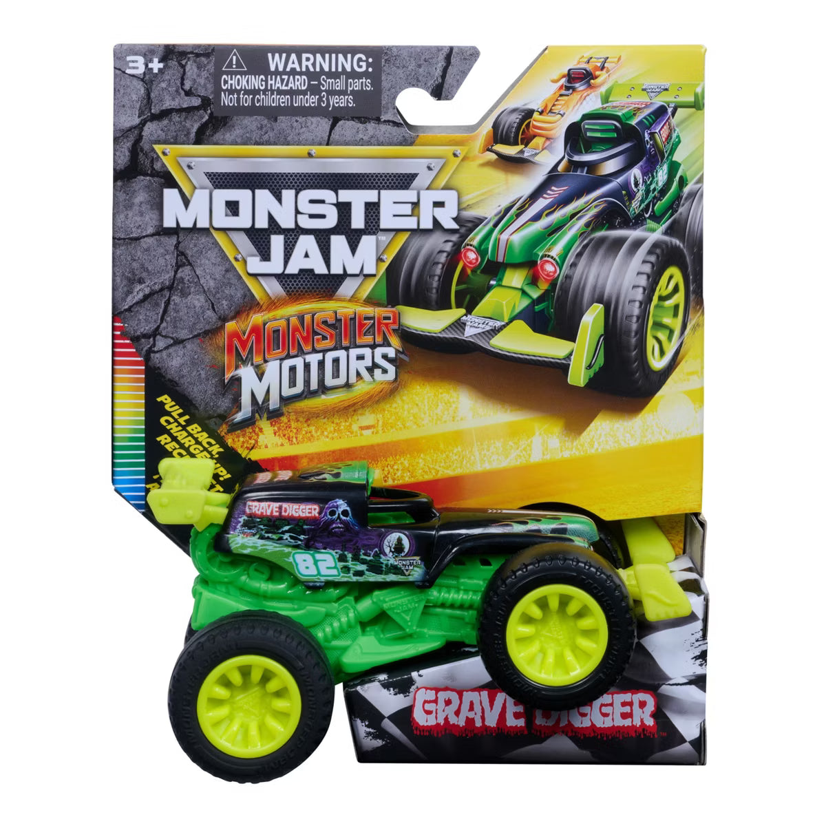 Monster Jam Monster Motors 1:64 Scale Rev Up