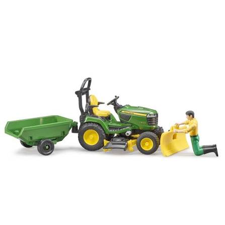 John Deere Lawn Tractor Trailer/Figure