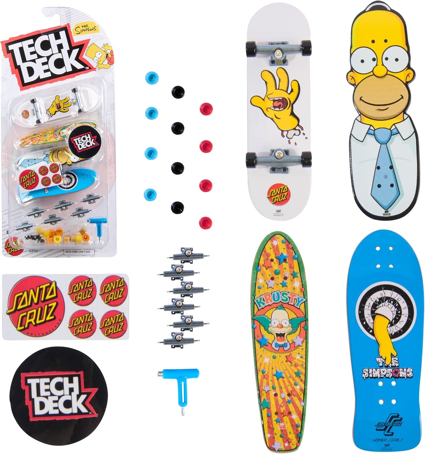 Tech Deck Ultra DLX Simpsons 4-Pack
