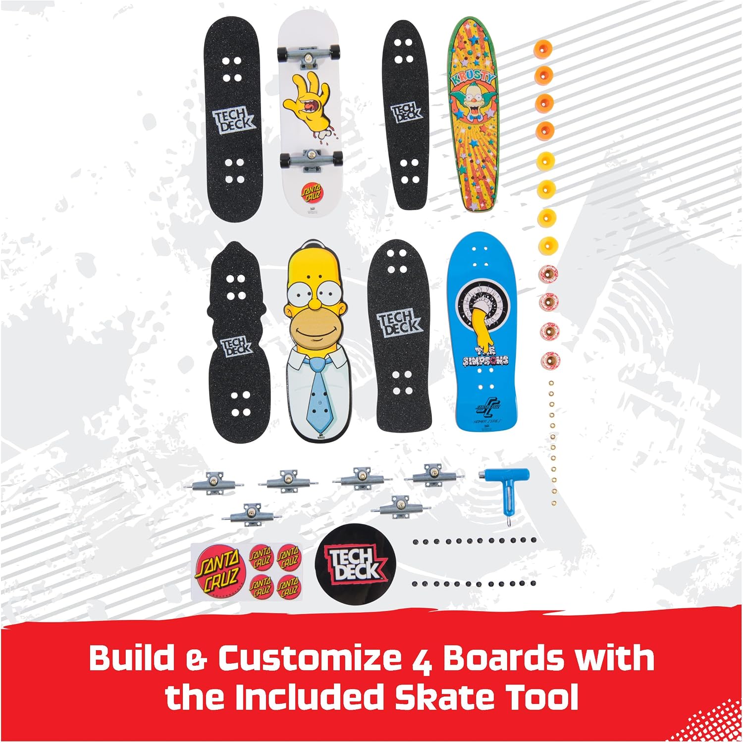 Tech Deck Ultra DLX Simpsons 4-Pack